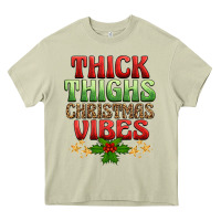 Mossy thick thighs christmas vibes Heavy Core Tee - BarkalooDesign