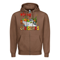Chestnut merry cruisemas Zipper Hoodie - MaliasSmallBusiness