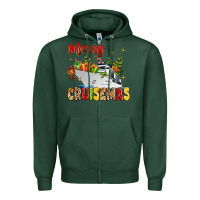 Sports Green merry cruisemas Zipper Hoodie - MaliasSmallBusiness