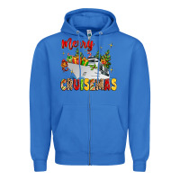 True Royal merry cruisemas Zipper Hoodie - MaliasSmallBusiness