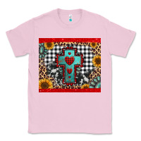 Bubblegum Pink Christmas cross Classic Tee - Jasminsmagicworld