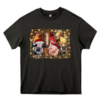 Asphalt christmas farm animals Heavy Core Tee - RanaPortraitStore