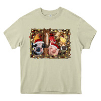 Mossy christmas farm animals Heavy Core Tee - RanaPortraitStore