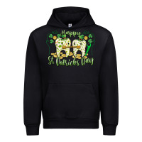 Black Happy St. Patrick's Day Tooth Dentist Urban Hoodie - CowGirlArtShop