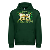 Forest Green Happy St. Patrick's Day Tooth Dentist Urban Hoodie - CowGirlArtShop
