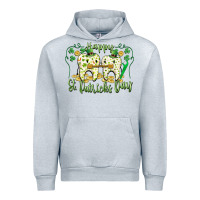 Heather Grey Happy St. Patrick's Day Tooth Dentist Urban Hoodie - CowGirlArtShop