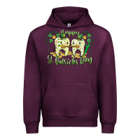 Mauve Wine Happy St. Patrick's Day Tooth Dentist Urban Hoodie - CowGirlArtShop