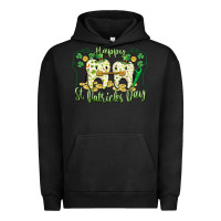 Pigment Black Happy St. Patrick's Day Tooth Dentist Urban Hoodie - CowGirlArtShop