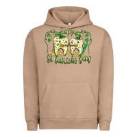 Pigment Burro Happy St. Patrick's Day Tooth Dentist Urban Hoodie - CowGirlArtShop