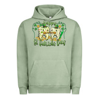 Pigment Oil Green Happy St. Patrick's Day Tooth Dentist Urban Hoodie - CowGirlArtShop