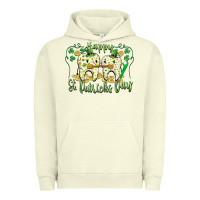 Pigment Pistachio Happy St. Patrick's Day Tooth Dentist Urban Hoodie - CowGirlArtShop