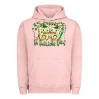 Pigment Salmon Happy St. Patrick's Day Tooth Dentist Urban Hoodie - CowGirlArtShop