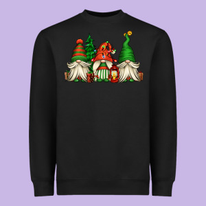 Christmas Gnomes Heavyweight Sweatshirt Designed By Jasminsmagicworld
