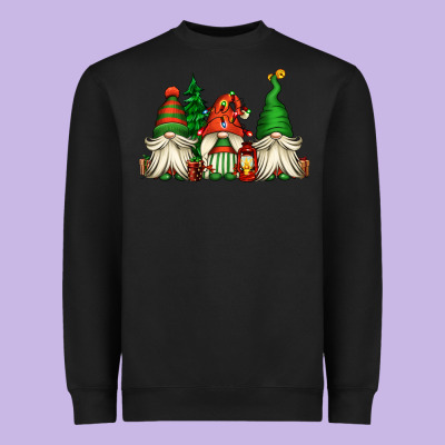 Christmas Gnomes Heavyweight Sweatshirt Designed By Jasminsmagicworld