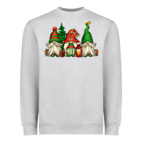 Heather Grey christmas gnomes Heavyweight Sweatshirt - Jasminsmagicworld