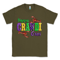 Army Green happy mardi gras with lobster Classic Tee - AdoDesignShop