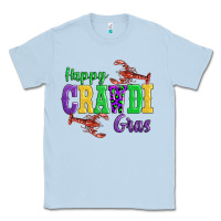 Dusty Blue happy mardi gras with lobster Classic Tee - AdoDesignShop