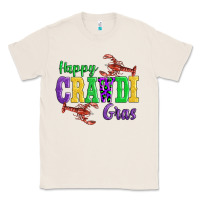 Natural happy mardi gras with lobster Classic Tee - AdoDesignShop
