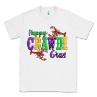White happy mardi gras with lobster Classic Tee - AdoDesignShop