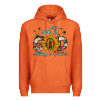 Carrot with god all things are possible matthew 19 26 Premium Hoodie - JahusDesignShop