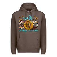 Coffee with god all things are possible matthew 19 26 Premium Hoodie - JahusDesignShop