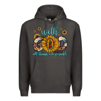 Smoke with god all things are possible matthew 19 26 Premium Hoodie - JahusDesignShop