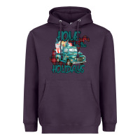 Plum Christmas Home For The Holidays Heavyweight Hoodie - Bettercallsaul