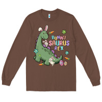 Chestnut bunny saurus rex Long Sleeve Tee - MaliasSmallBusiness