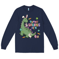 Navy bunny saurus rex Long Sleeve Tee - MaliasSmallBusiness