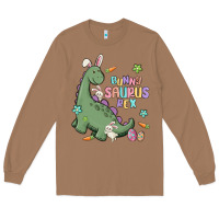 Toasted Coconut bunny saurus rex Long Sleeve Tee - MaliasSmallBusiness