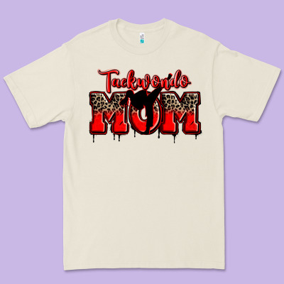 Taekwondo Mom Premium Tee Designed By Zillion Design Studio