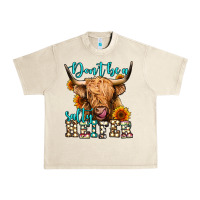 Sandshell don't be a salty heifer long haired cow Urban Heavy Tee - Jasminsmagicworld