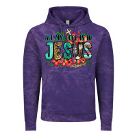 Cloud Purple all my hope is in jesus Vintage Hoodie - Jasminsmagicworld