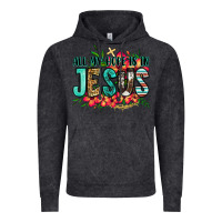 Vintage Black all my hope is in jesus Vintage Hoodie - Jasminsmagicworld