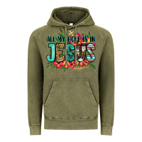 Vintage Olive all my hope is in jesus Vintage Hoodie - Jasminsmagicworld