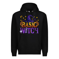 Black Basic Witch Premium Hoodie - texasbilliewilder