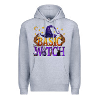 Heather Grey Basic Witch Premium Hoodie - texasbilliewilder