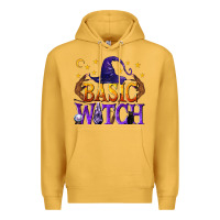 Mustard Basic Witch Premium Hoodie - texasbilliewilder