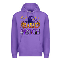 Purple Basic Witch Premium Hoodie - texasbilliewilder