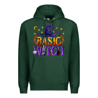 Sports Green Basic Witch Premium Hoodie - texasbilliewilder