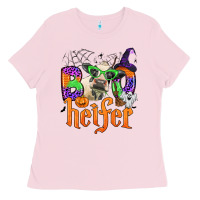 Bubblegum Pink boo heifer Ladies Tee - Zillion Design Studio