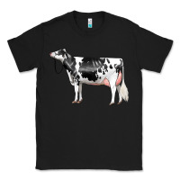 Black Holstein Dairy Cow Classic Tee - LillyAllenDesigns