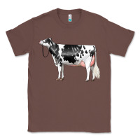 Chestnut Holstein Dairy Cow Classic Tee - LillyAllenDesigns