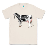 Natural Holstein Dairy Cow Classic Tee - LillyAllenDesigns