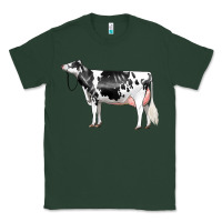 Sports Green Holstein Dairy Cow Classic Tee - LillyAllenDesigns