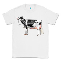 White Holstein Dairy Cow Classic Tee - LillyAllenDesigns