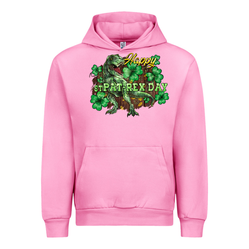 Happy St. Patrick's Day T-rex Urban Hoodie by HowdyJamesFarm | Teevron