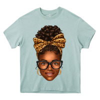 Arona afro woman messy bun Heavy Core Tee - texasbilliewilder