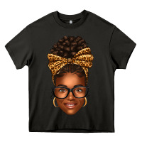 Asphalt afro woman messy bun Heavy Core Tee - texasbilliewilder