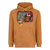 Meerkat Merry Christmas Lips Santa Heavyweight Hoodie - Bettercallsaul